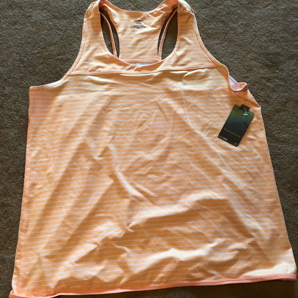 Tek Gear DryTek Orange Tank Top XL